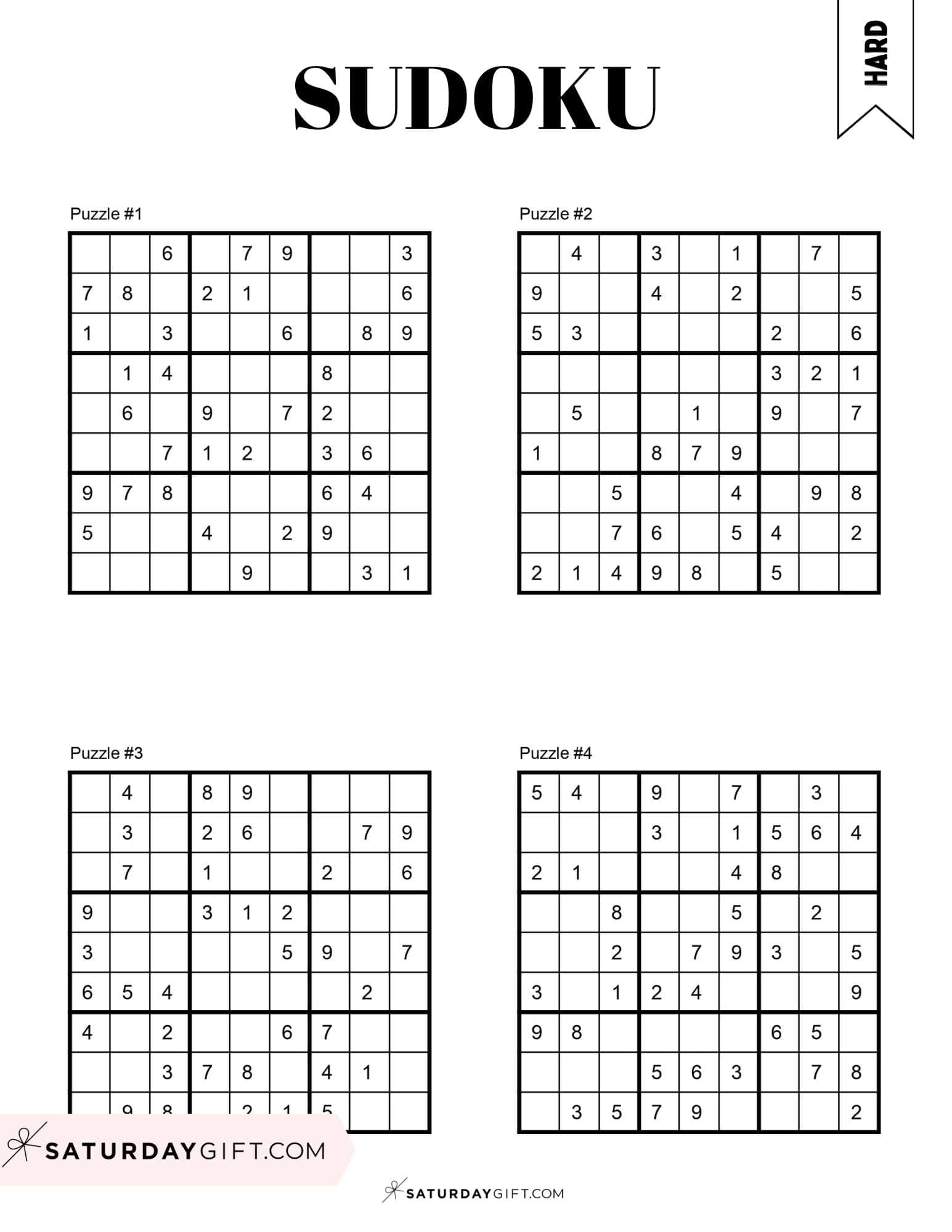 100 Free Printable Sudoku Puzzles 20 Free Printable S Vrogue co