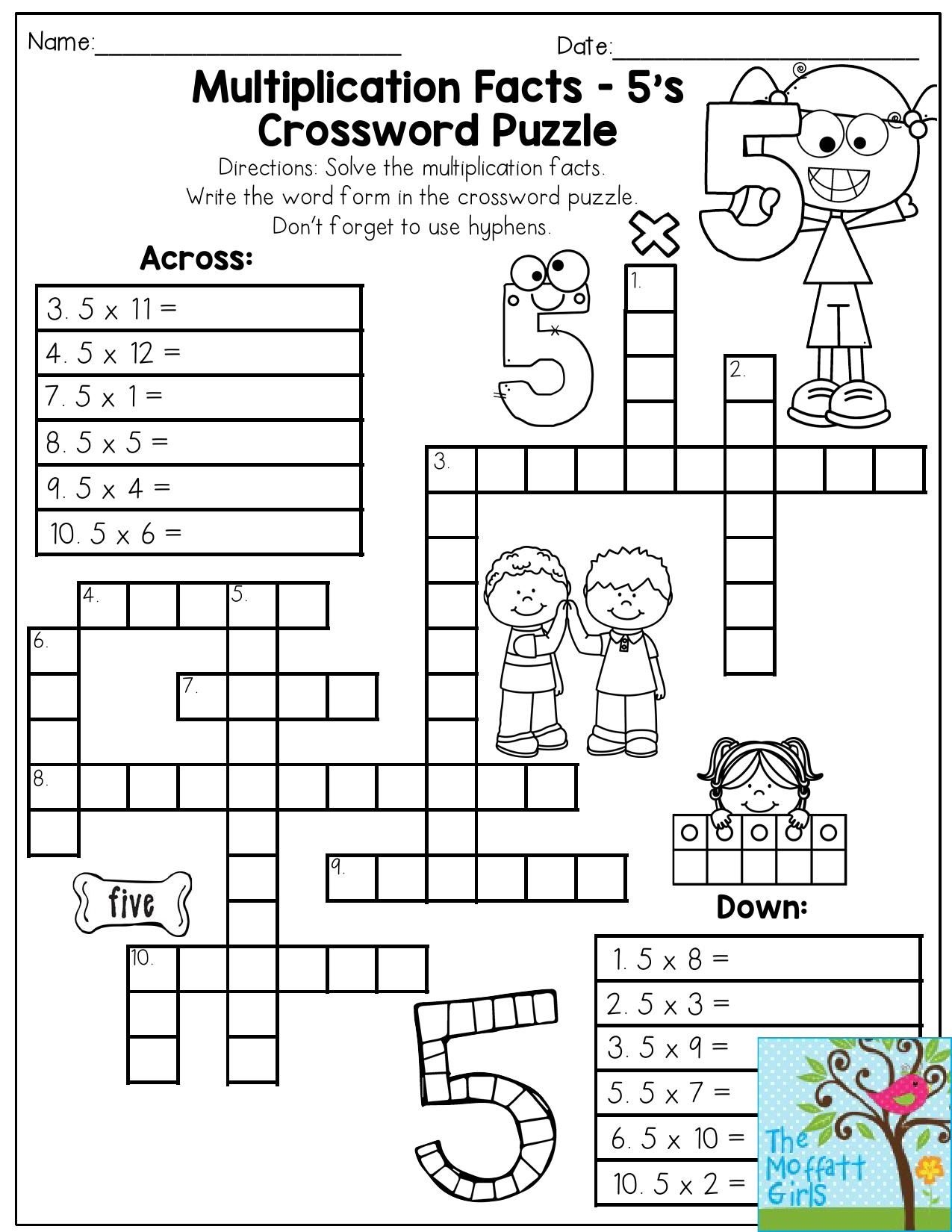 3rd Grade Math Crossword Puzzle Printable Sally Crossword Puzzles 3rd Grade Math Crossword Puzzle Printable Sally Crossword Puzzles