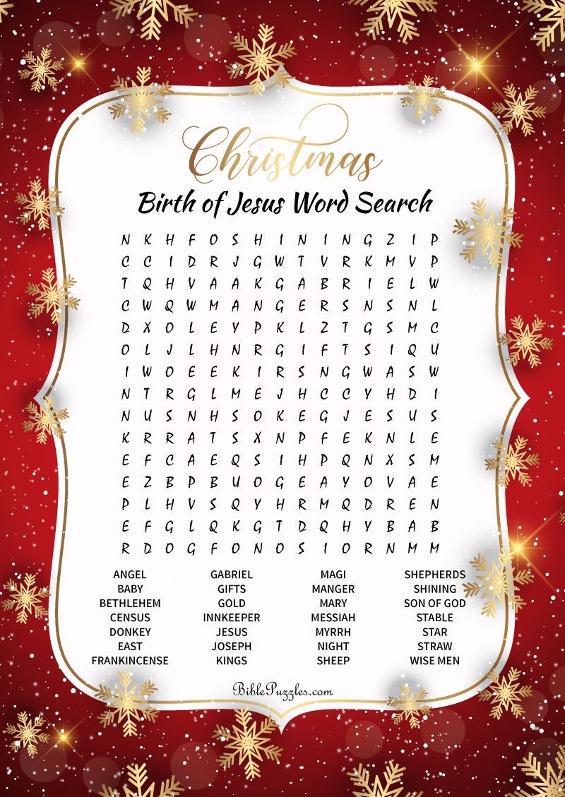Christmas Word Search Puzzles NBKomputer