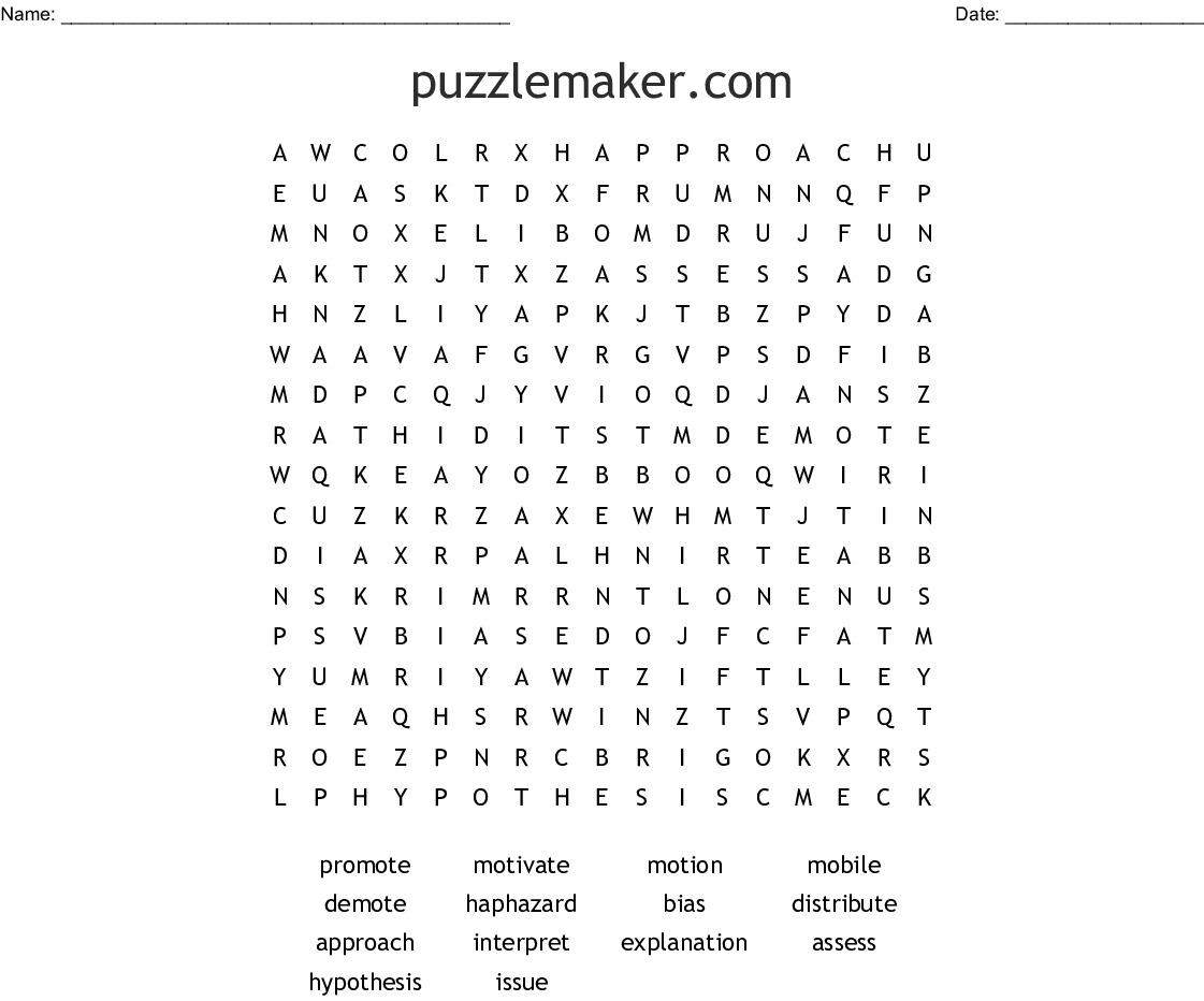 Crossword Puzzle Maker Free Printable 30 Words Printable Crossword 