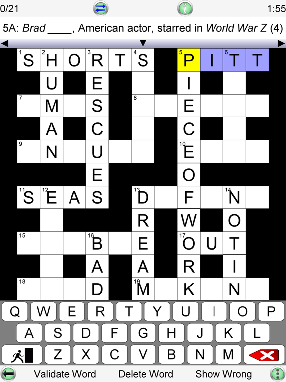 Crossword Unlimited Screenshot