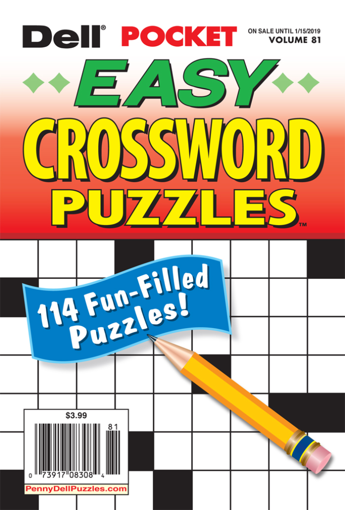 Dell Crossword Puzzles Penny Dell Puzzles