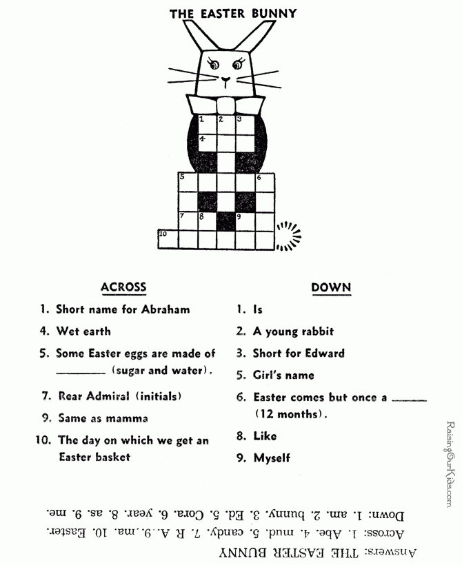 Free Crossword Puzzle Printables 010