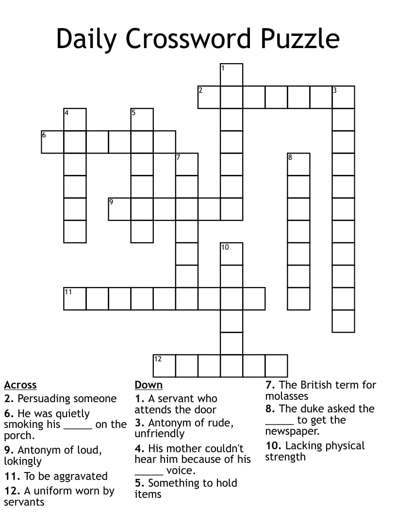 Free Daily Printable Crossword Puzzles Pdf Free Crossword Puzzles