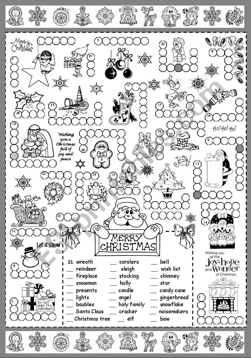 Free Printable Christmas Puzzles And Games Printable Templates By Nora