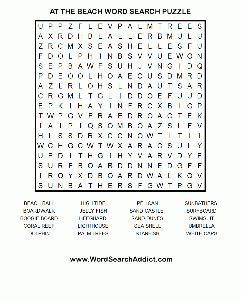 Free Printable Hard Word Search Puzzles Richard S Acevedo