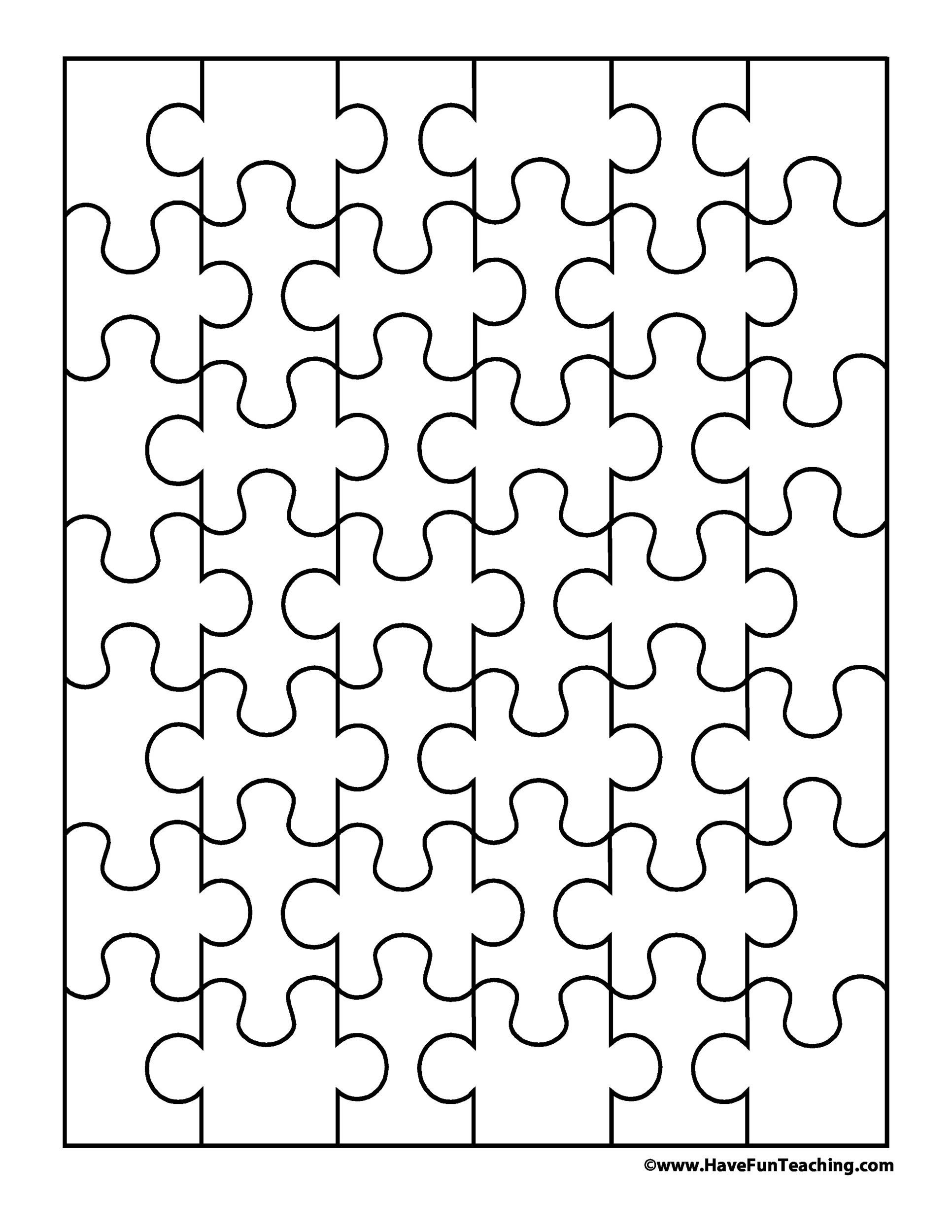 Free Printable Jigsaw Puzzle Pieces Printable Form Templates And Letter