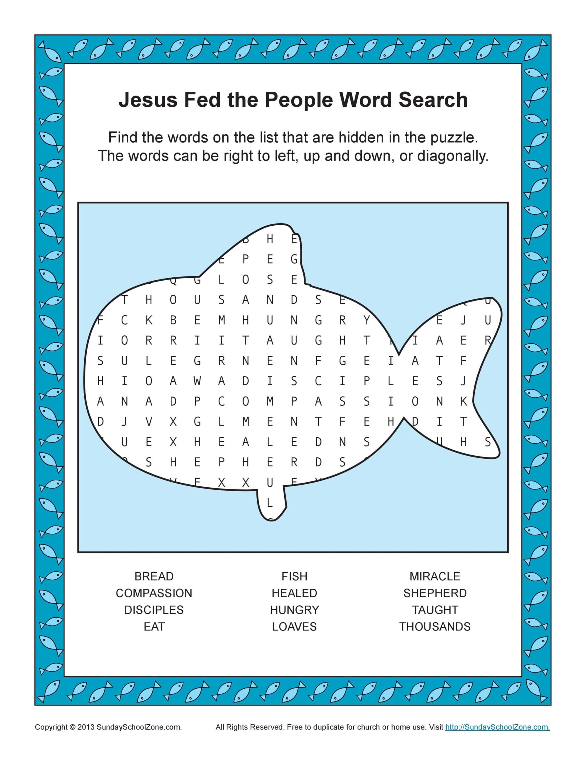 Free Printable Sunday School Crossword Puzzles Free Printable