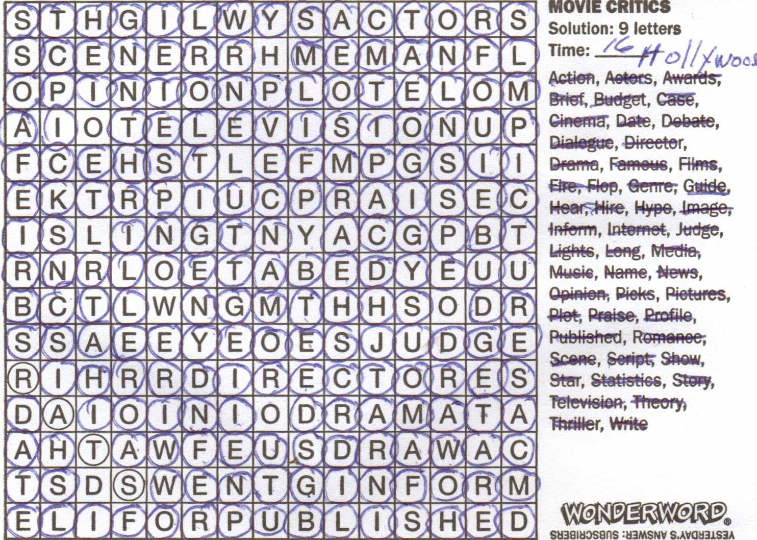 Free Printable Wonderword Puzzles James Crossword Puzzles Free Printable Wonderword Puzzles James Crossword Puzzles