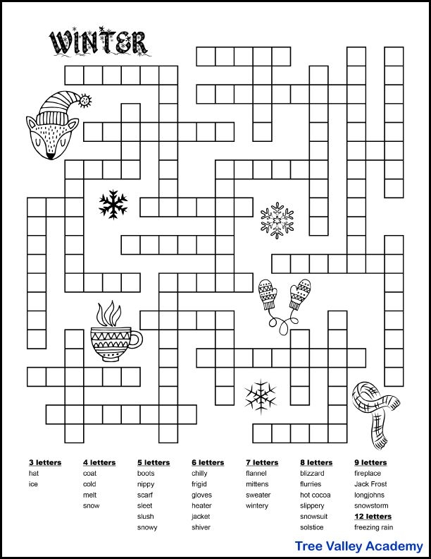 Free Printable Word Fill In Puzzles Pdf