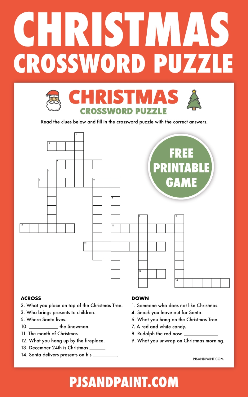 Free Printable Xmas Crossword Puzzles Download Free Printable Xmas 