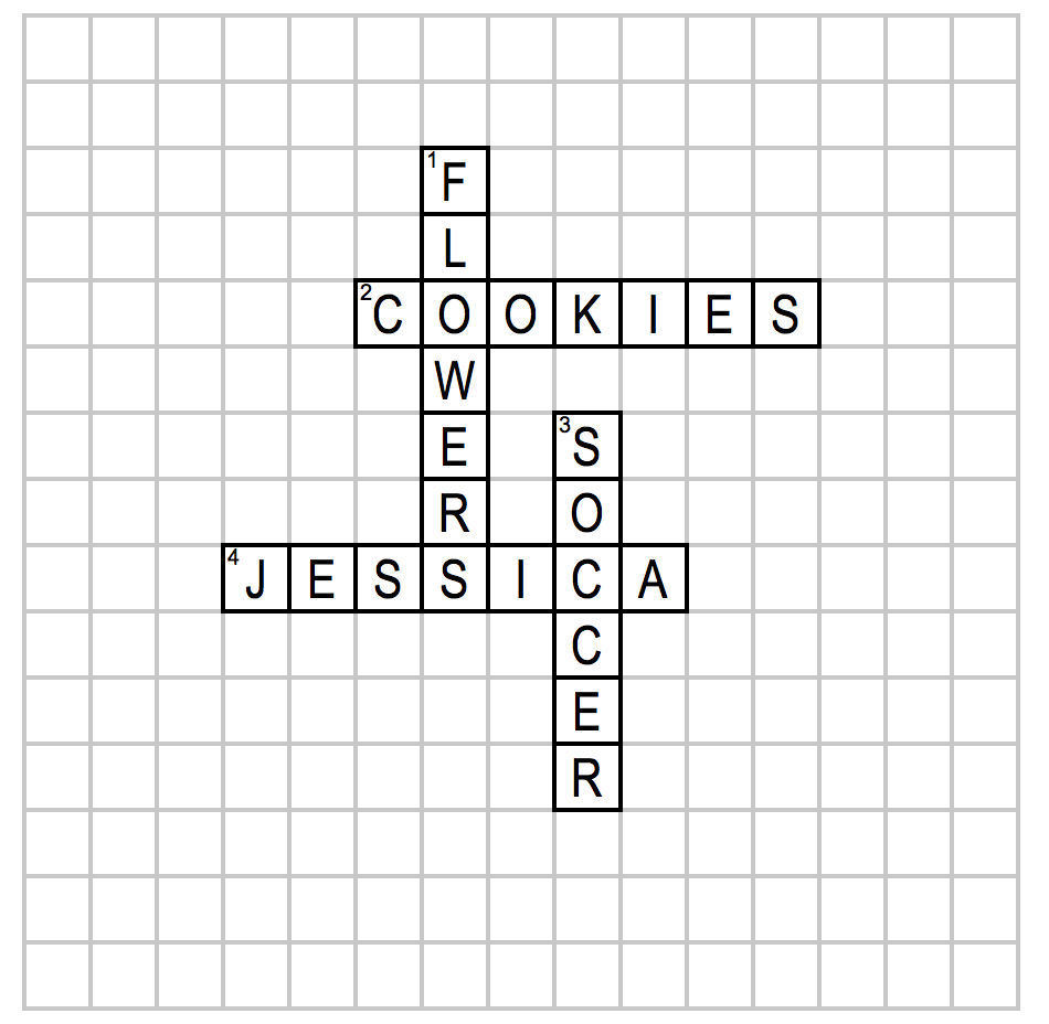 How To Use My Crossword Maker To Make Your Family Name Crossword Art