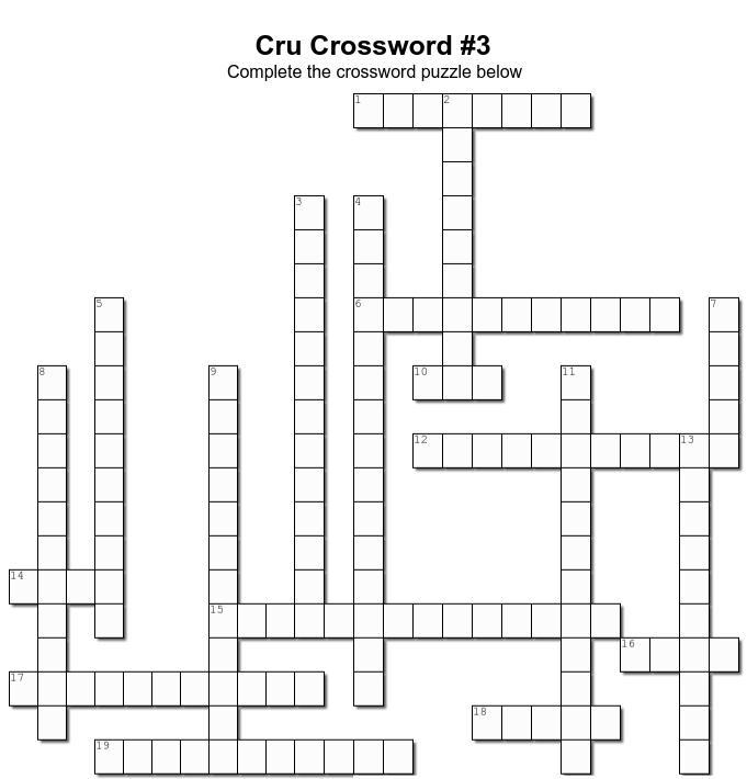 June 2021 Crossword The Crusader News