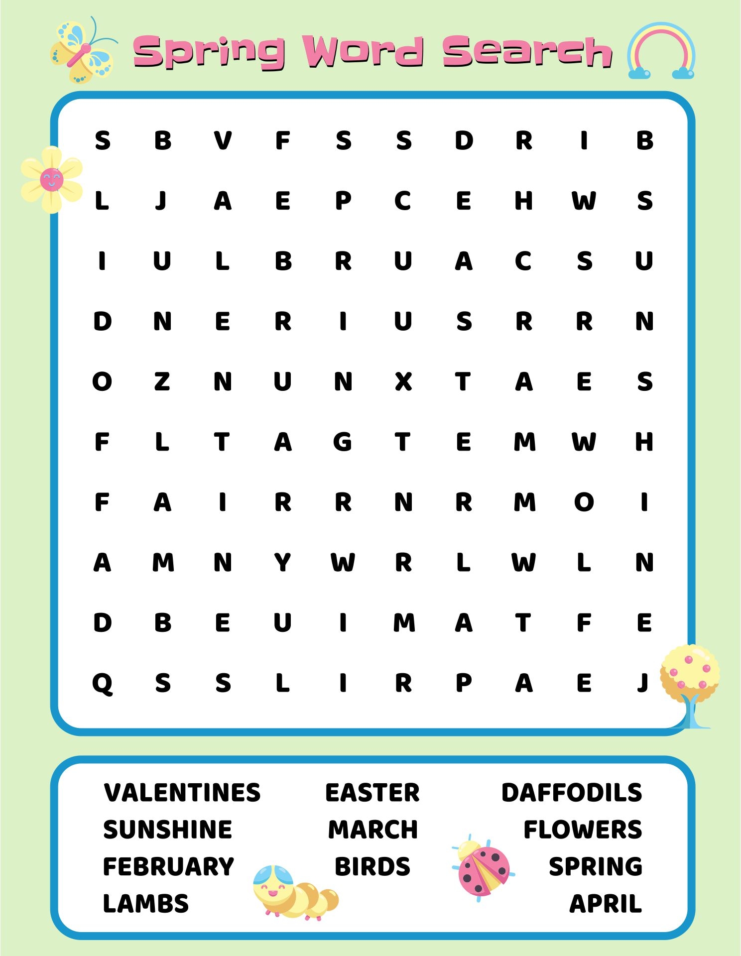Kids Word Search Puzzles 10 Free PDF Printables Printablee