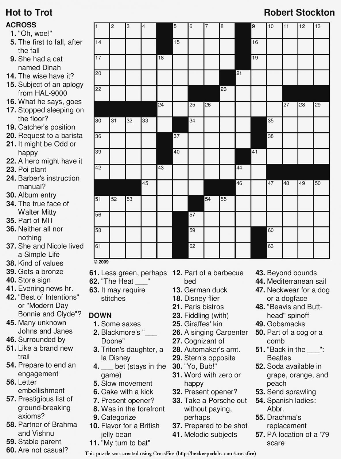 KJV Bible Crossword Puzzles Printable Sally Crossword Puzzles
