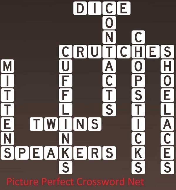 Pairs Picture Perfect Crossword