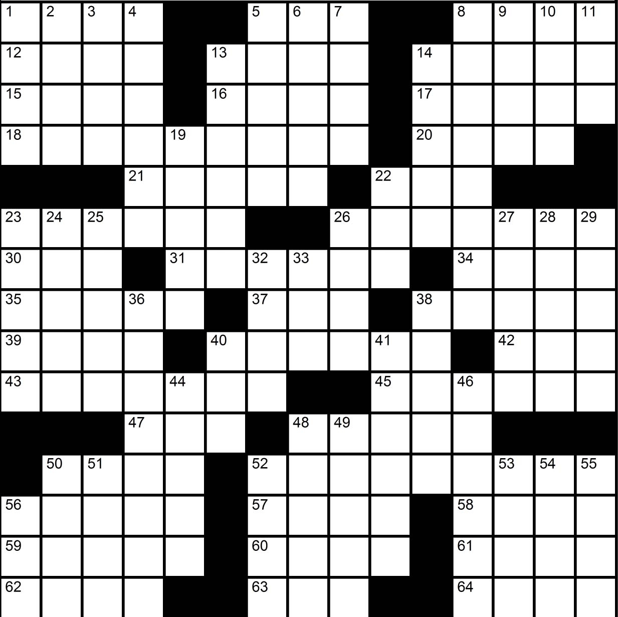 Premier Crossword Puzzle Printable