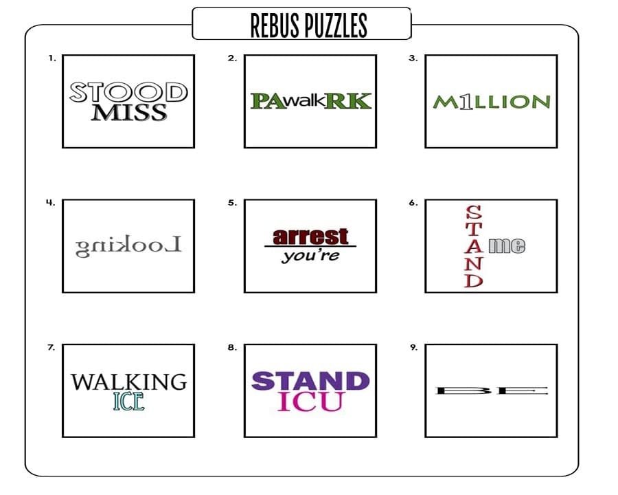 Printable Bible Rebus Puzzles With Answers Free Download And Print 