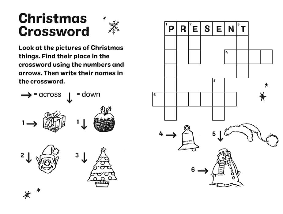 Printable Easy Christmas Crossword Puzzles Free Download And Print