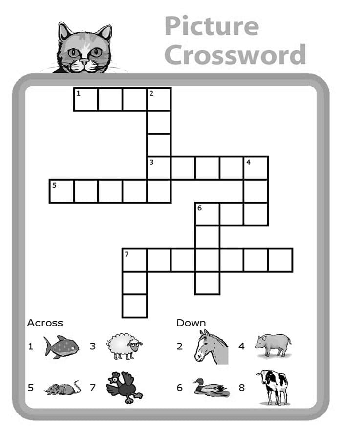 Printable Easy Level Crossword Puzzles Free Download And Print For You