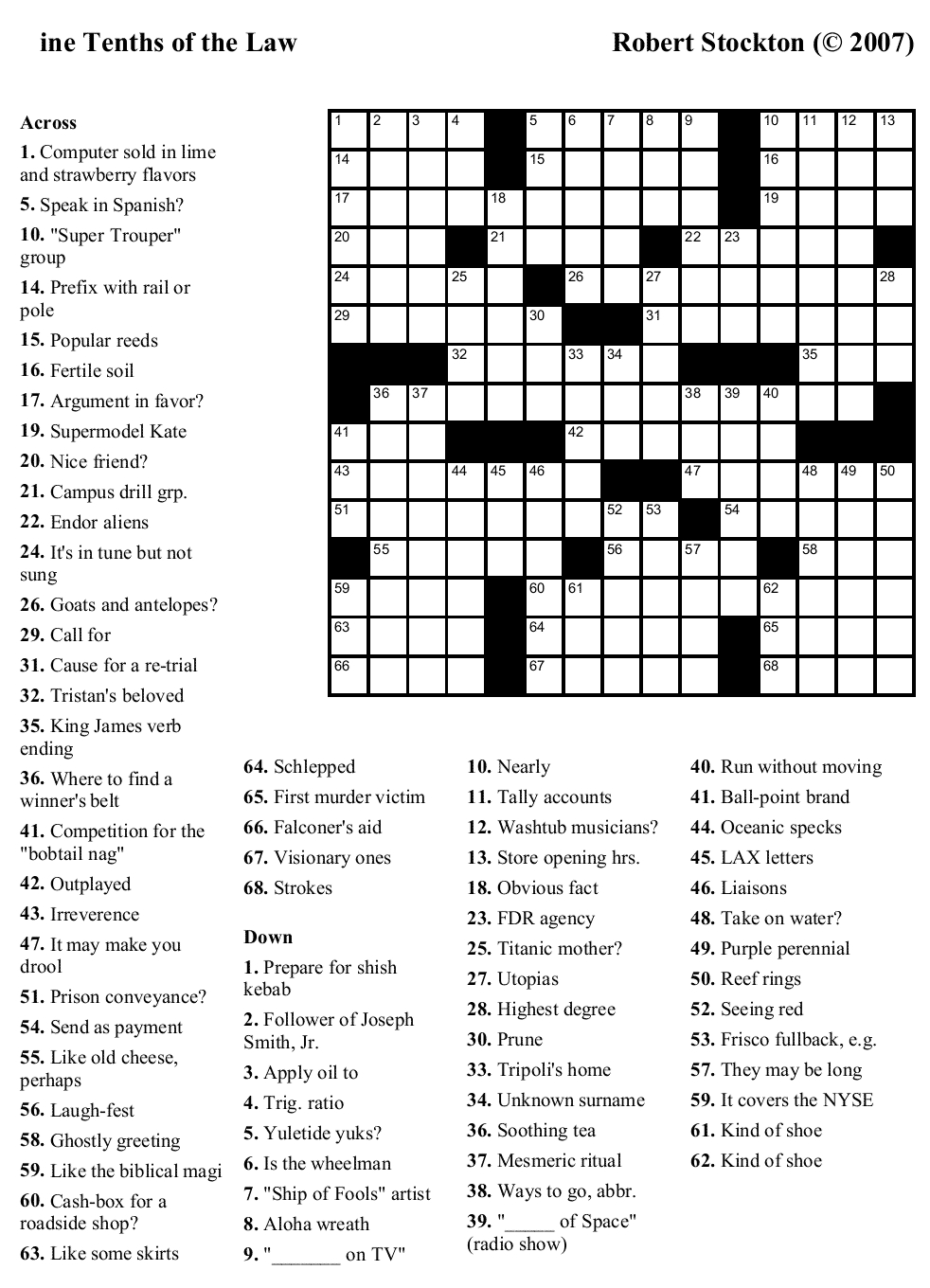 Printable Easy Sports Crossword Puzzles Download Them Or Print Free 