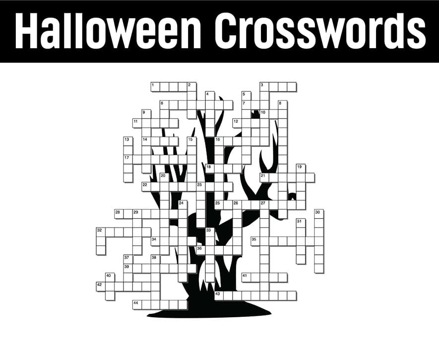 Printable Halloween Safety Crossword Puzzles Free Download And Print 