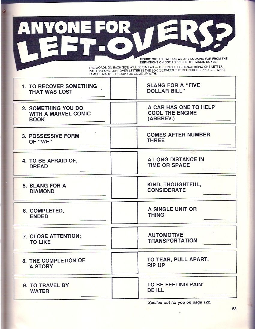 Printable Mind Puzzles