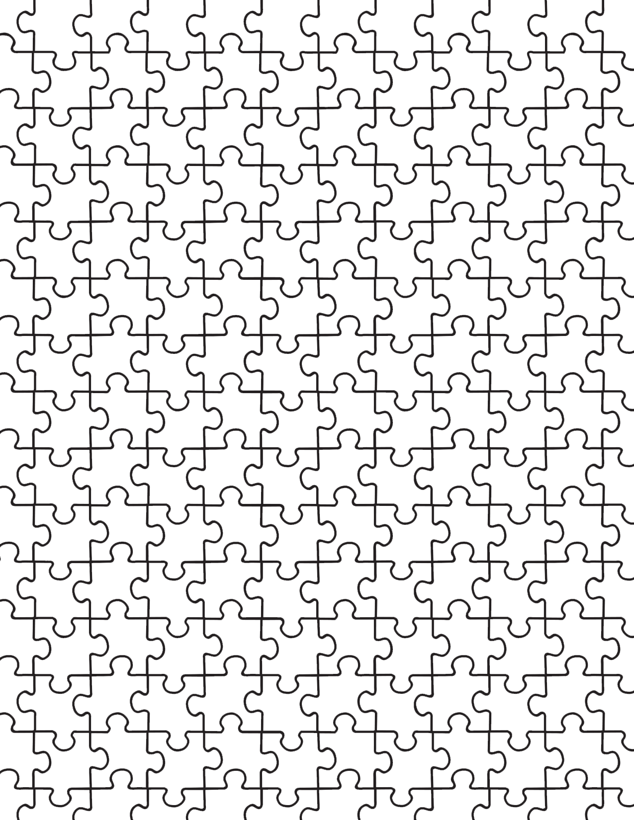 Printable Puzzle Template