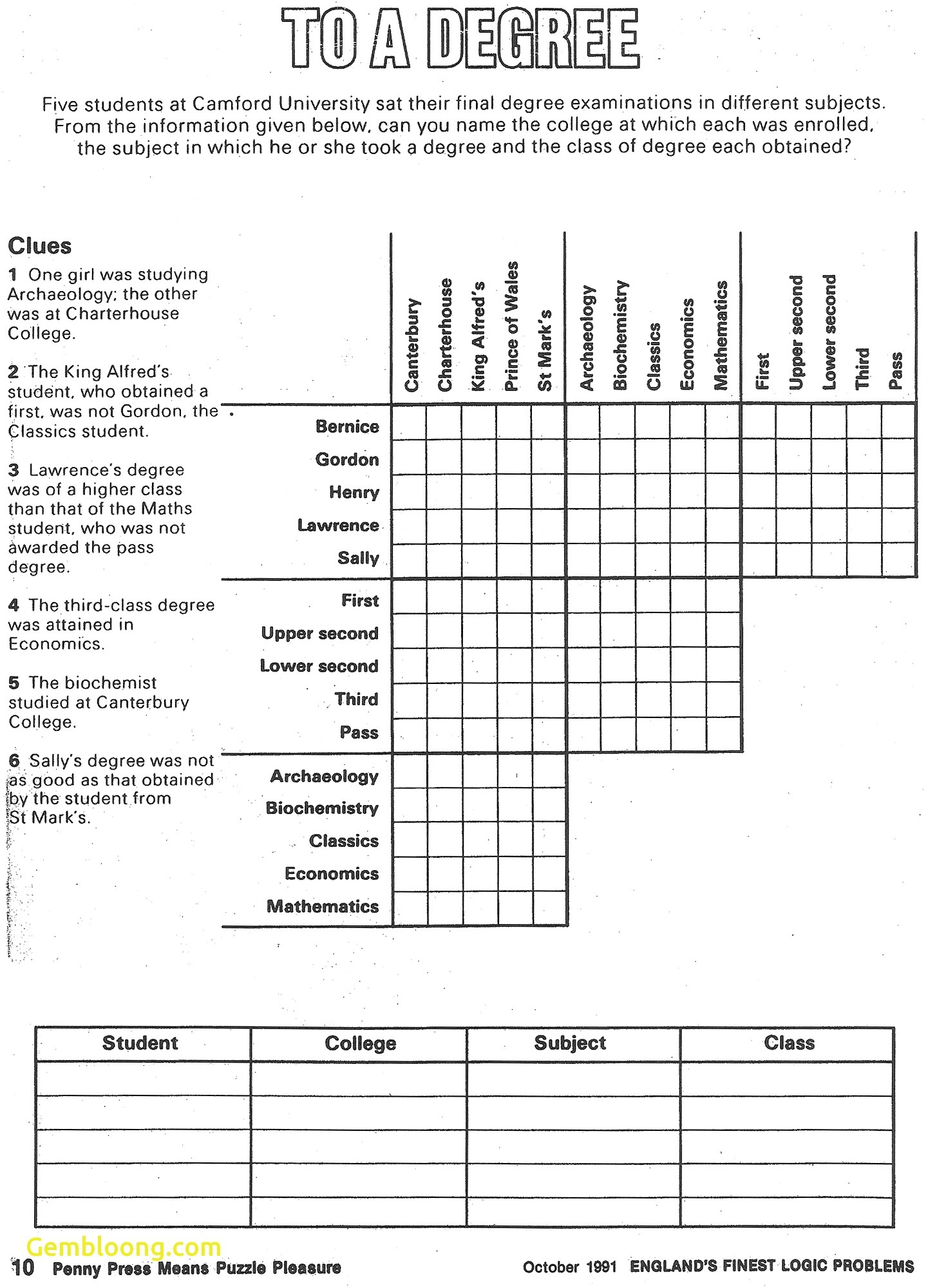 Printable Puzzles Adults Logic Printable Crossword Puzzles Printable 