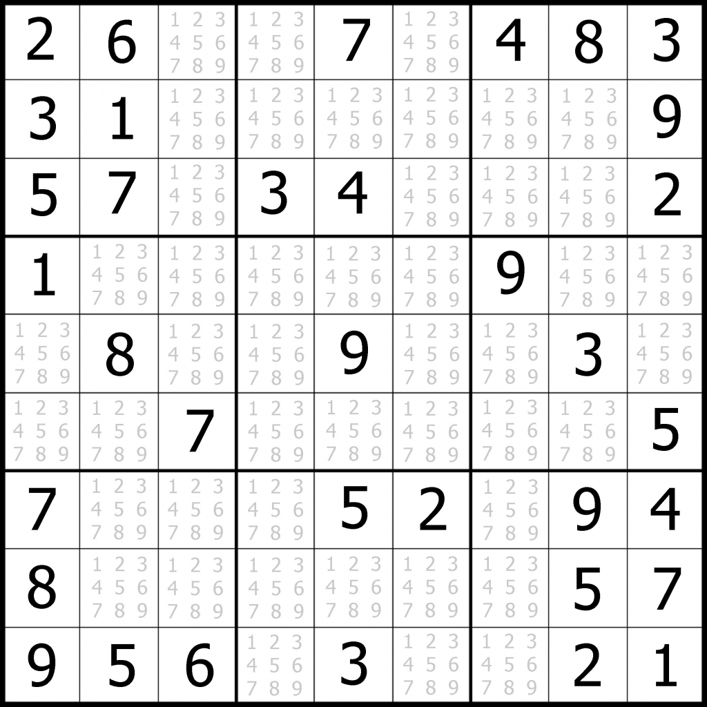 Printable Soduku Puzzles