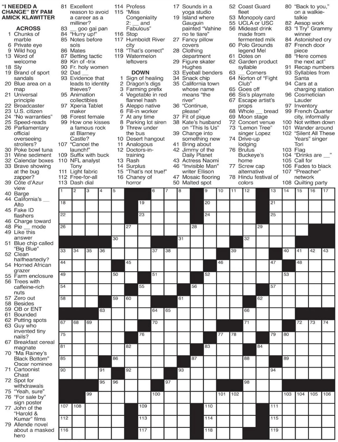 Printable Washington Post Crossword Daily Crossword Printable JD Printable Washington Post Crossword Daily Crossword Printable JD