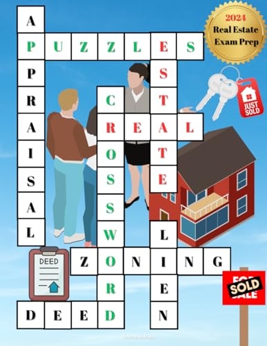 Real Estate Crossword Puzzles Real Estate Agent Workbook By Maleah 