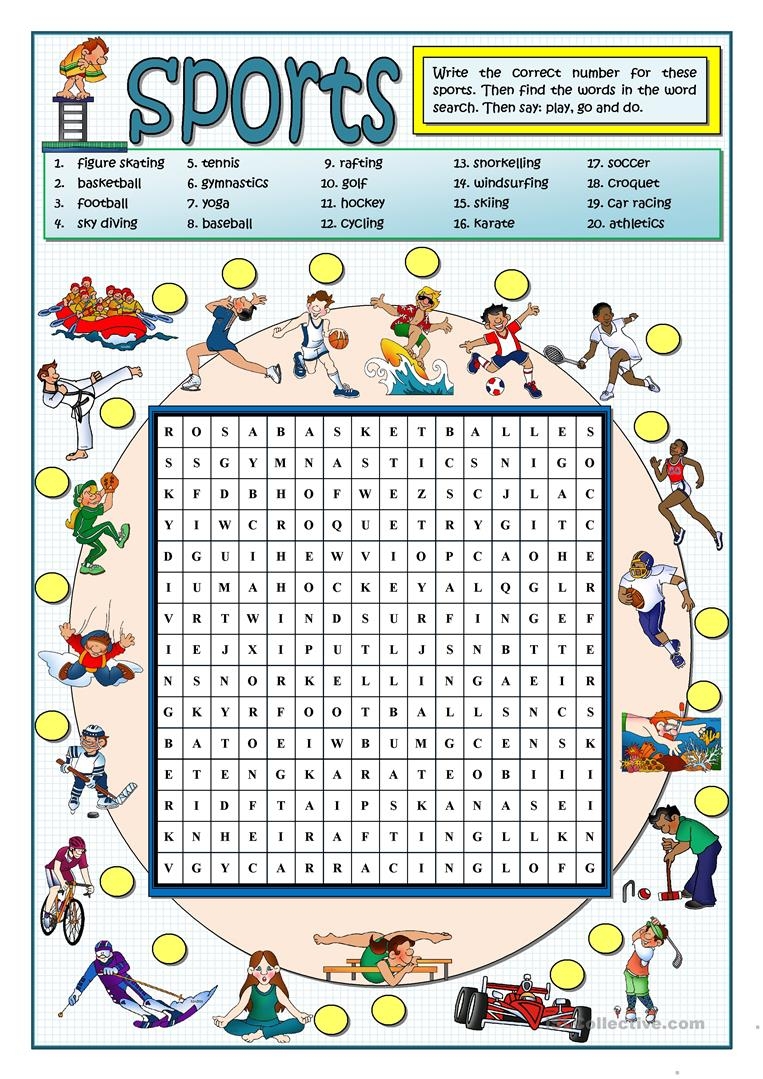 Sports Word Search Puzzles Printable Word Search Maker