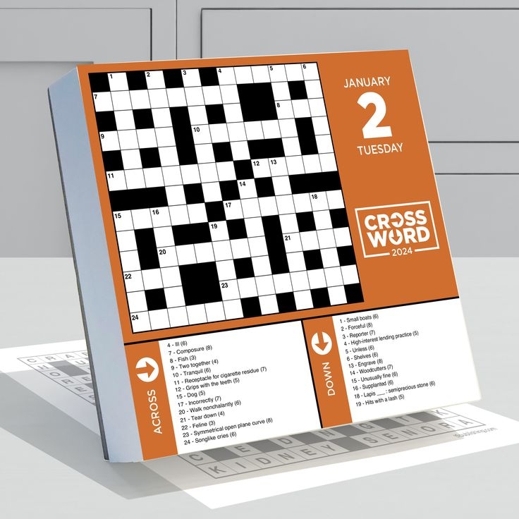 TF Publishing 2024 Crossword Puzzles Daily Desktop Calendar Michaels