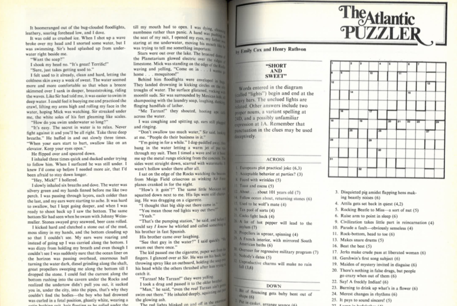 The Atlantic Crossword A New Daily Puzzle The Atlantic