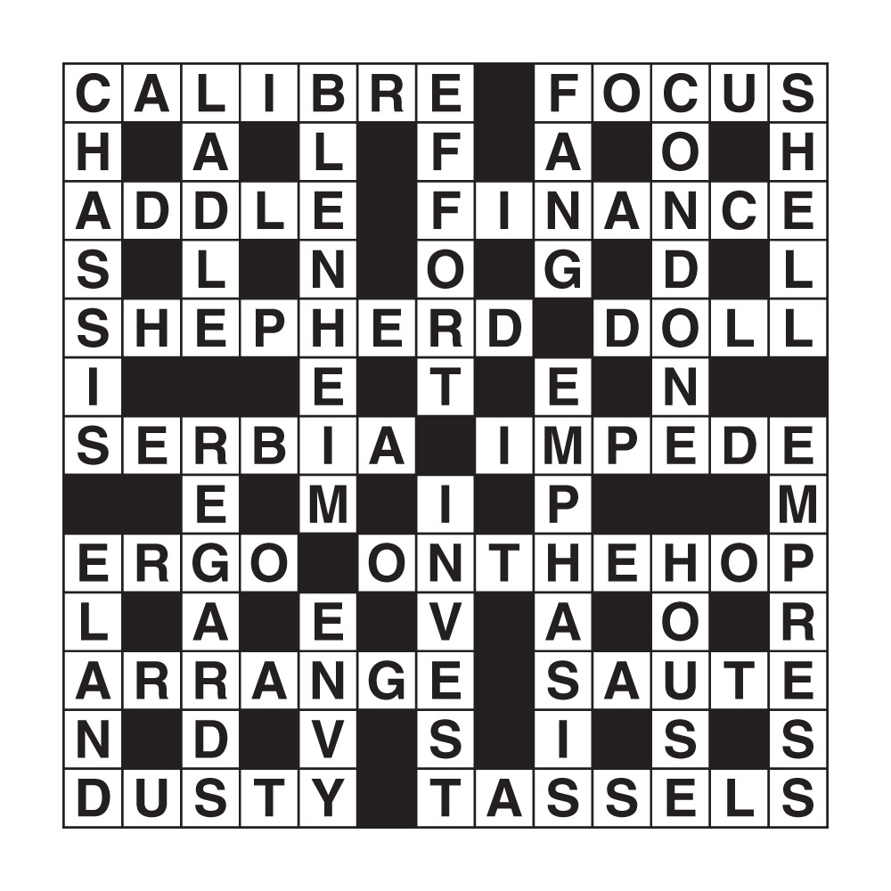 Two Speed Crossword Puzzler