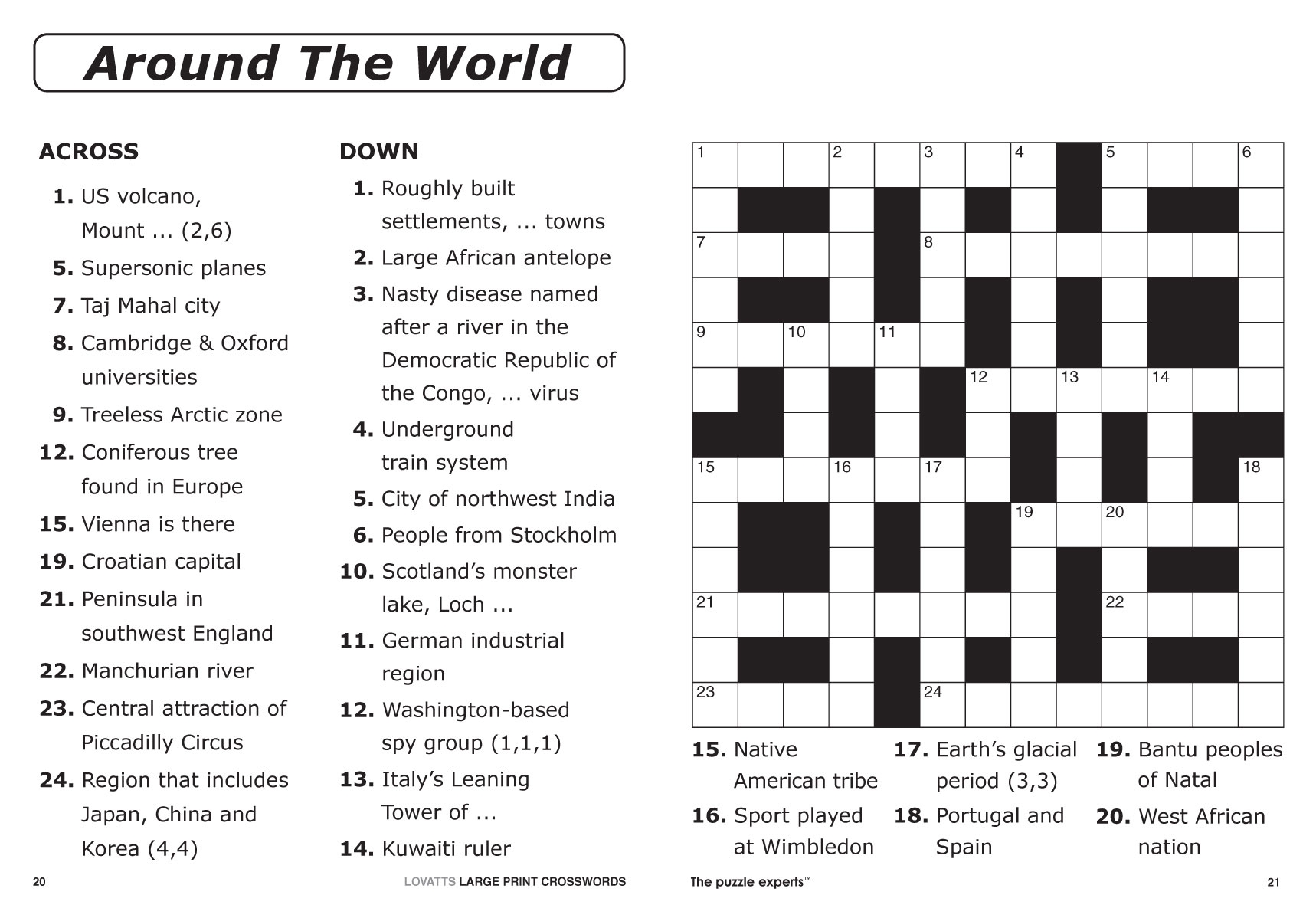 Universal Crossword Puzzle Printable Printable Crossword Puzzles