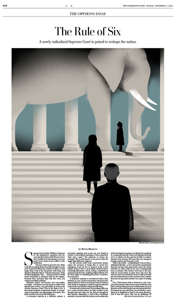 WashPo Rule Of Six opinion Editorial Design Poster Design 