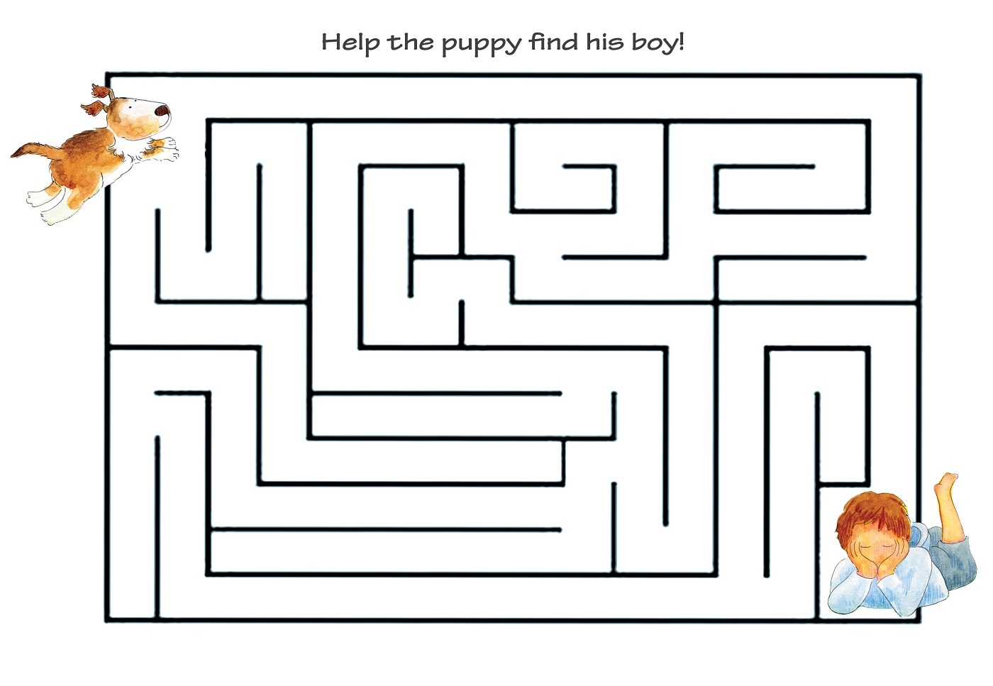 Wedding Maze Printable