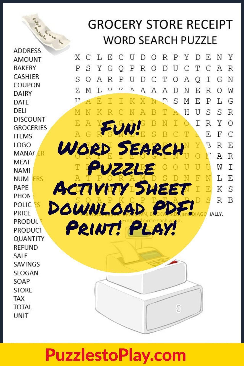 Word Puzzles Printables